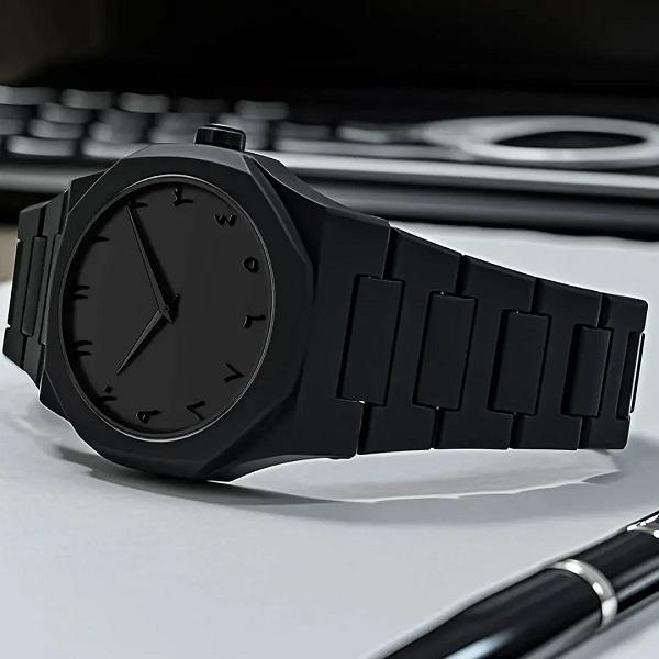 Arabic Aura Black Watch | Premium Original Timepiece for Men & Women